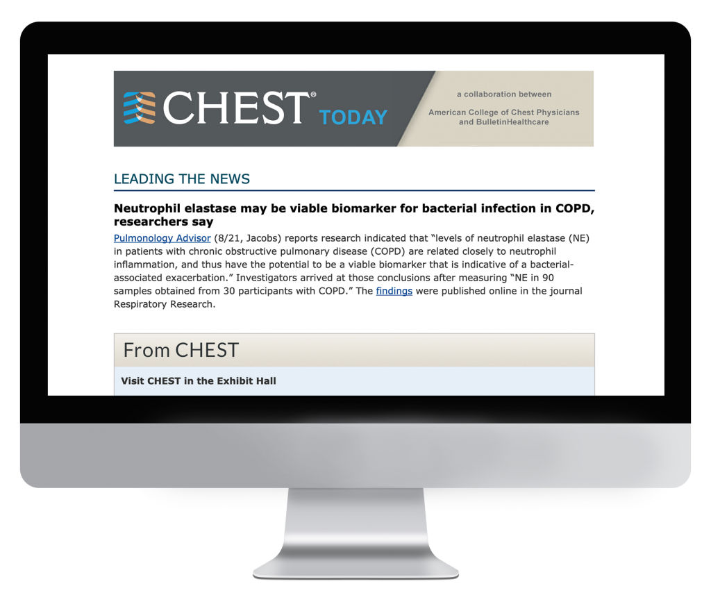 CHEST Today Bulletin Media