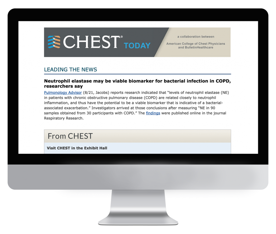 CHEST Today Bulletin Media